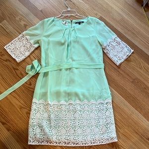 Gianni Bini lace aqua dress XS